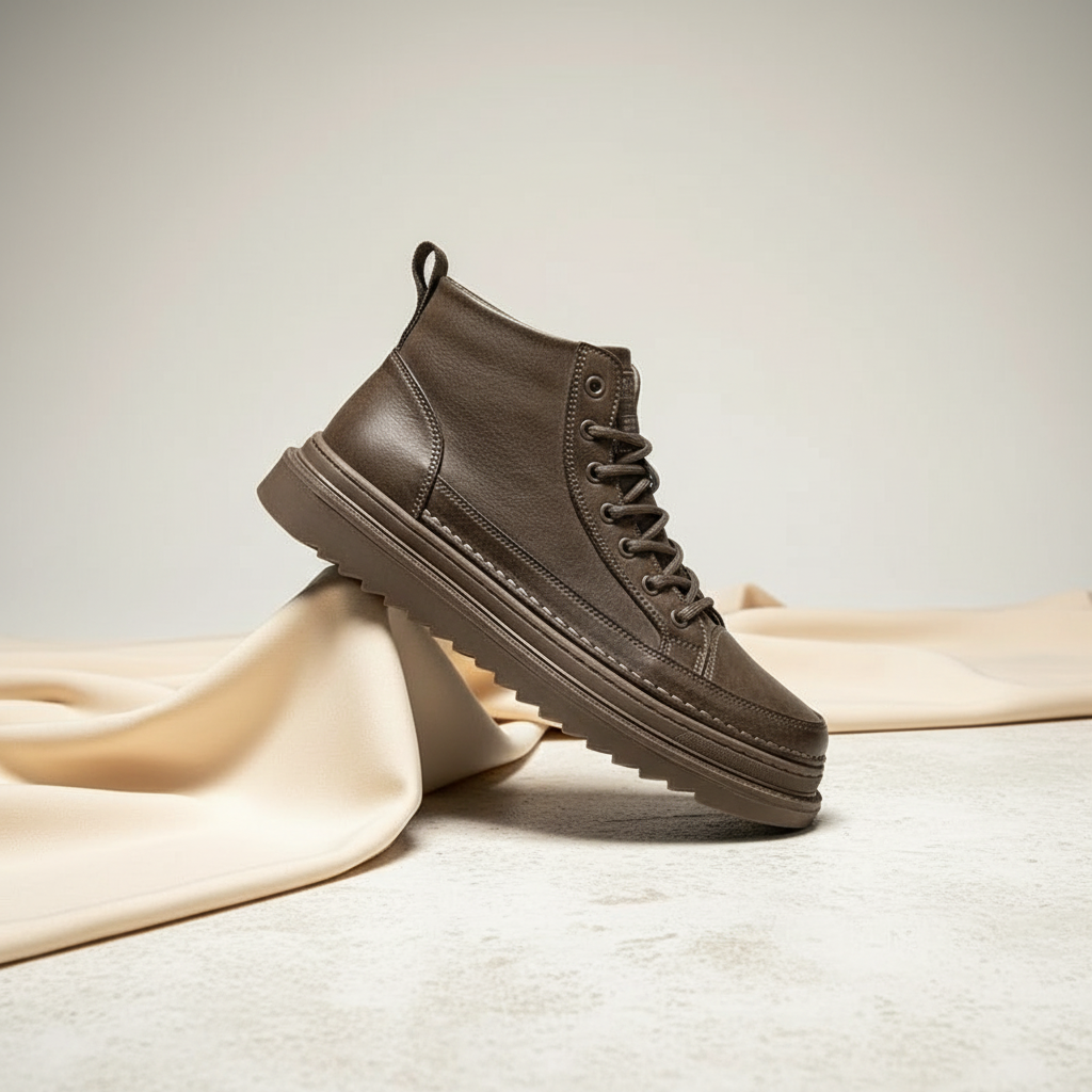 Men's Leather Sneakers Gladiator Style