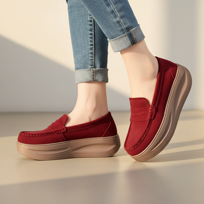 Rosalie Women's Suede Platform Walking Shoes