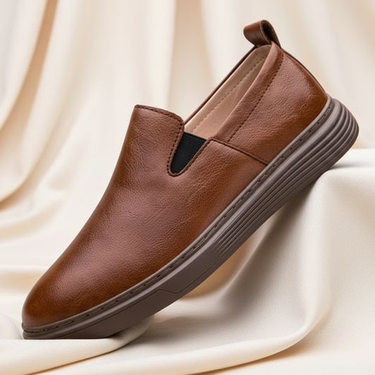 Panache Mens Leather Loafers - VibreMode