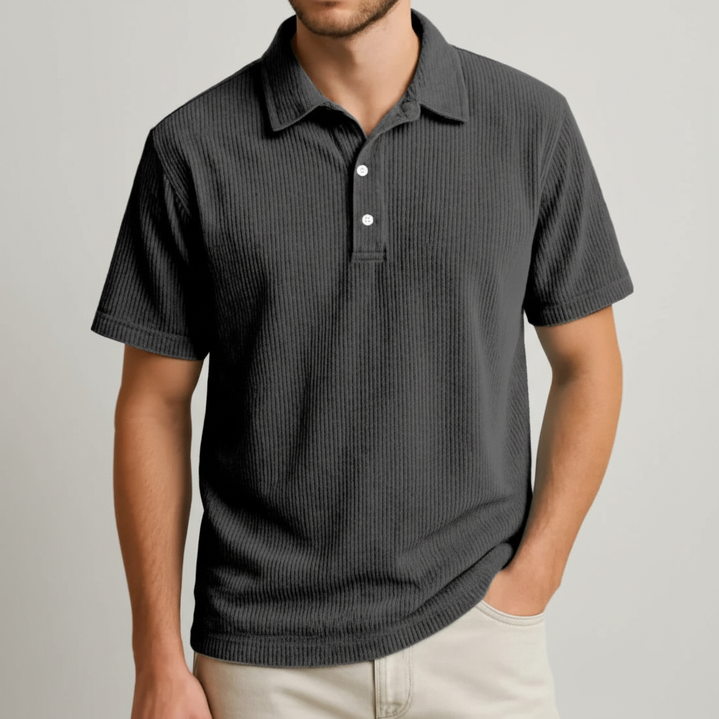 Men's Polo Shirt Cotton Short Sleeve