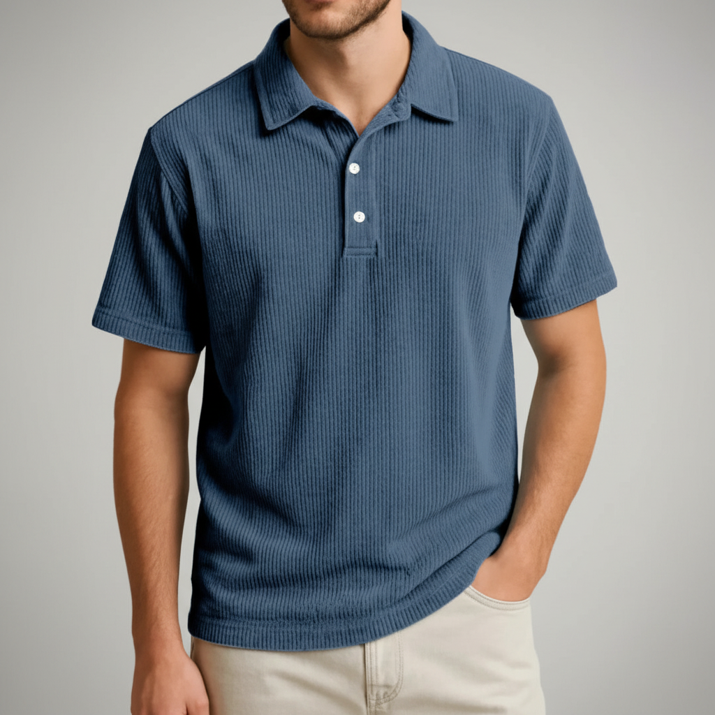Men's Polo Shirt Cotton Short Sleeve