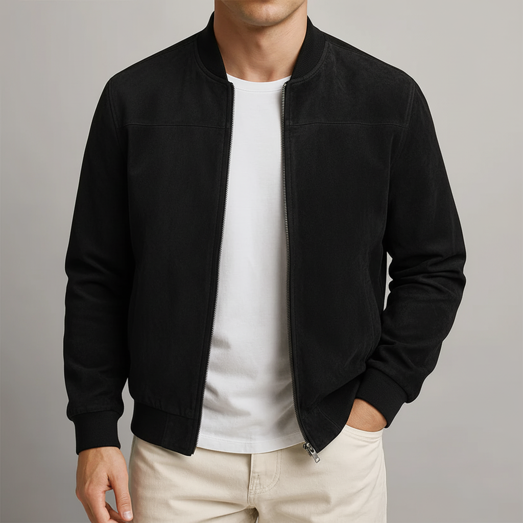 Castello Men's Classic Bomber Jacket