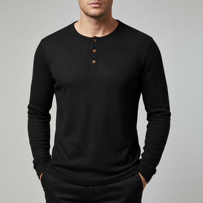 Lusso Men's Long Sleeve Dress Shirt