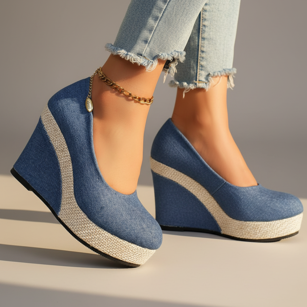 Novella Women's Wedge Slip On Shoes