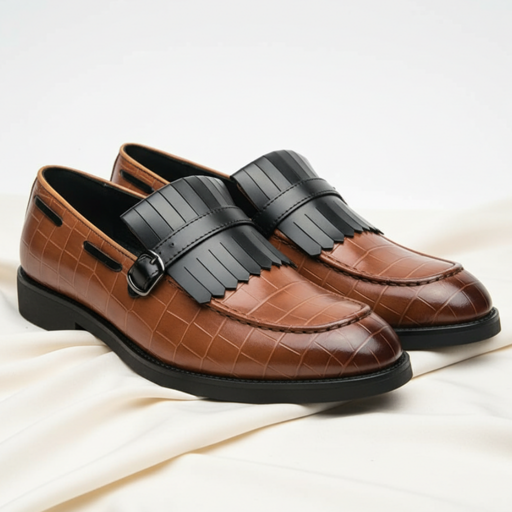 Men's Leather Business Dress Shoes - VibreMode