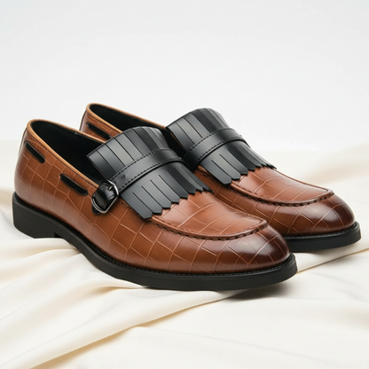 Men's Leather Business Dress Shoes - VibreMode