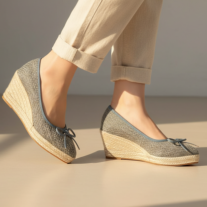 Taylor Women's Espadrille Wedge Slip-On Flats