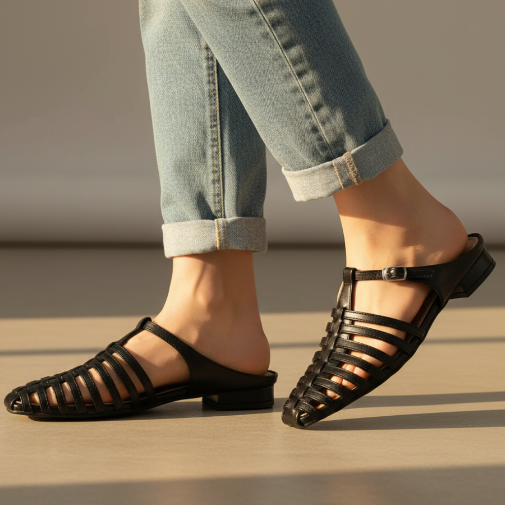 Women's Buckle Flats