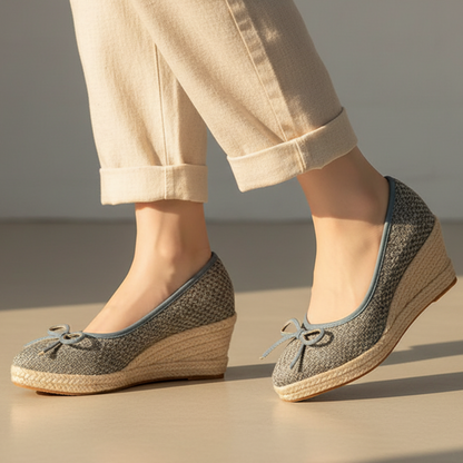 Taylor Women's Espadrille Wedge Slip-On Flats