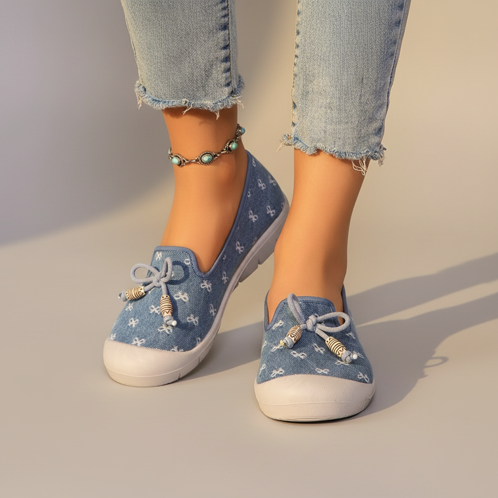Women's Canvas Slip On Casual Shoes