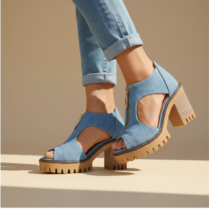 Women's Peep Toe Summer Sandals