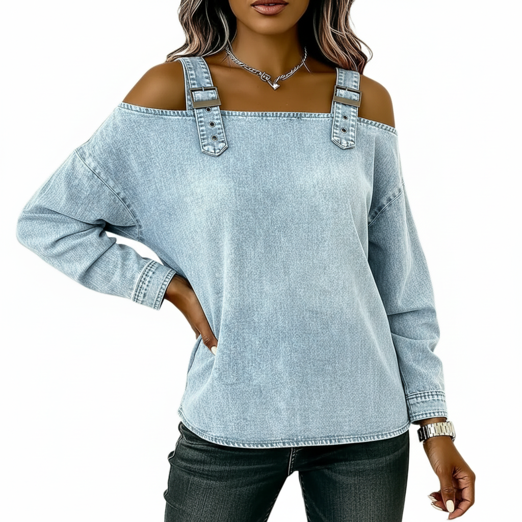 Women's Off The Shoulder Denim