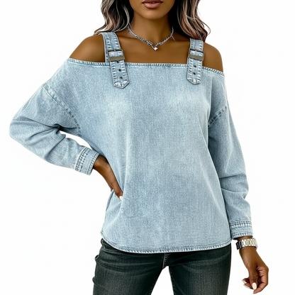 Women's Off The Shoulder Denim