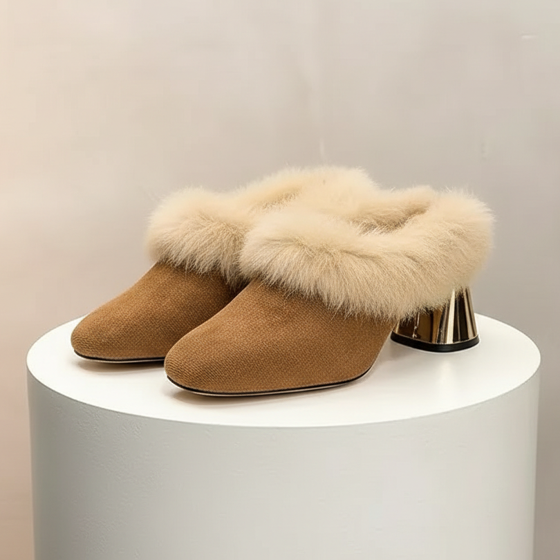 Whisper Fur Mule Shoes