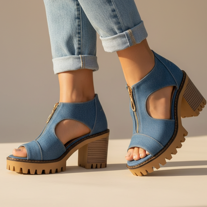 Women's Peep Toe Summer Sandals