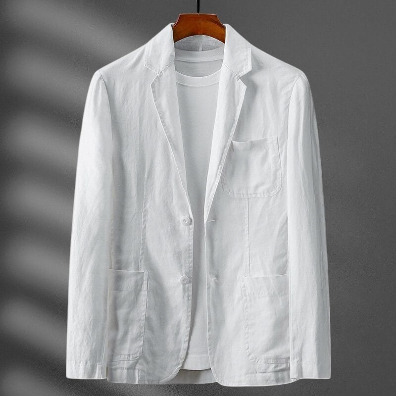 Luxury Italian Style Linen Jacket