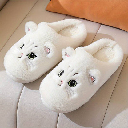 Cozy Cat Slippers Warm Fleece - VibreMode
