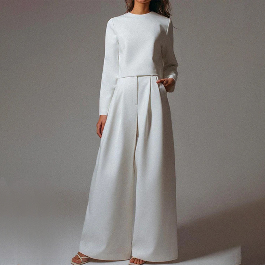 Women's Two Piece Palazzo Pants Set
