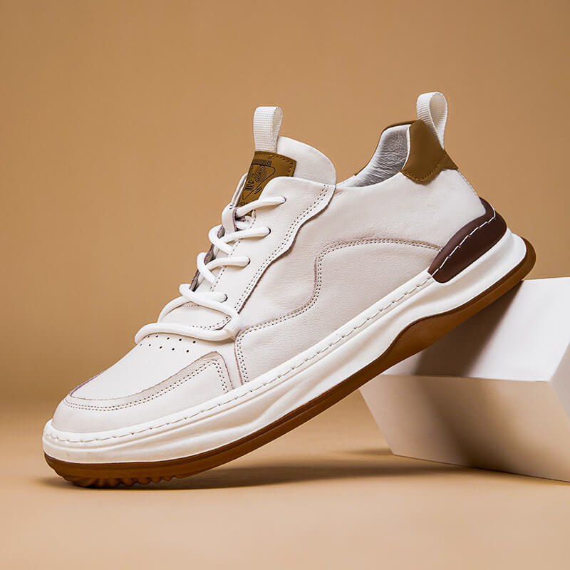 Authentic Real Leather Running Shoes