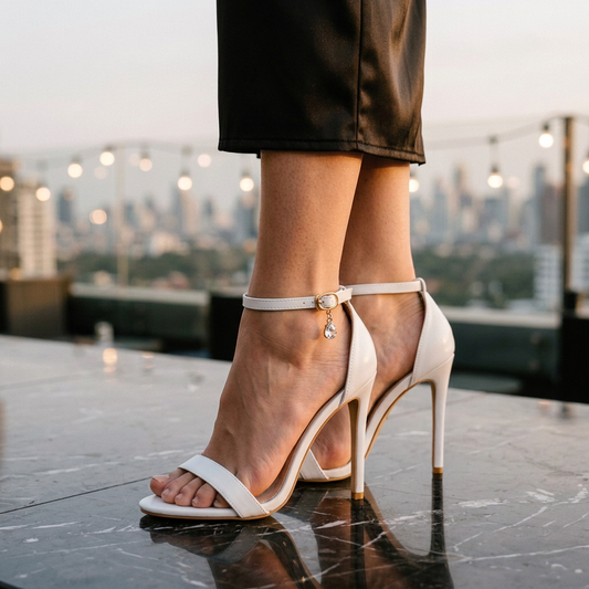 Women's High Heel Sandals Ankle Strap Closure - VibreMode