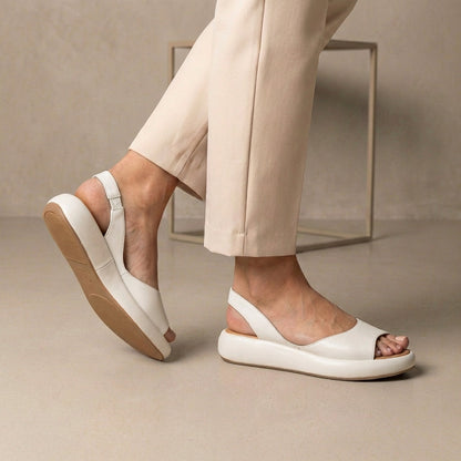 Women's Orthopedic Sandals Peep-Toe Slingback Cushioned Sole
