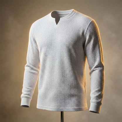 Luxury Textured Waffle Weave Shirt