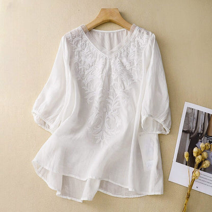Fresh Floral Casual Button Shirt