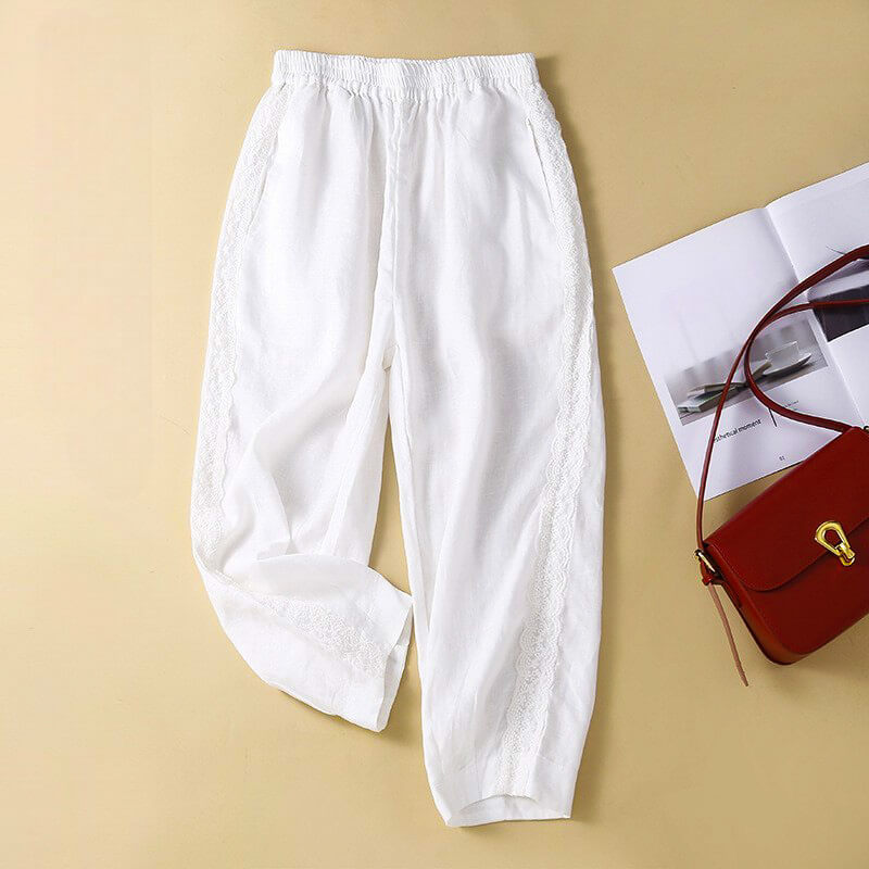 Comfortable Linen Cotton Trousers