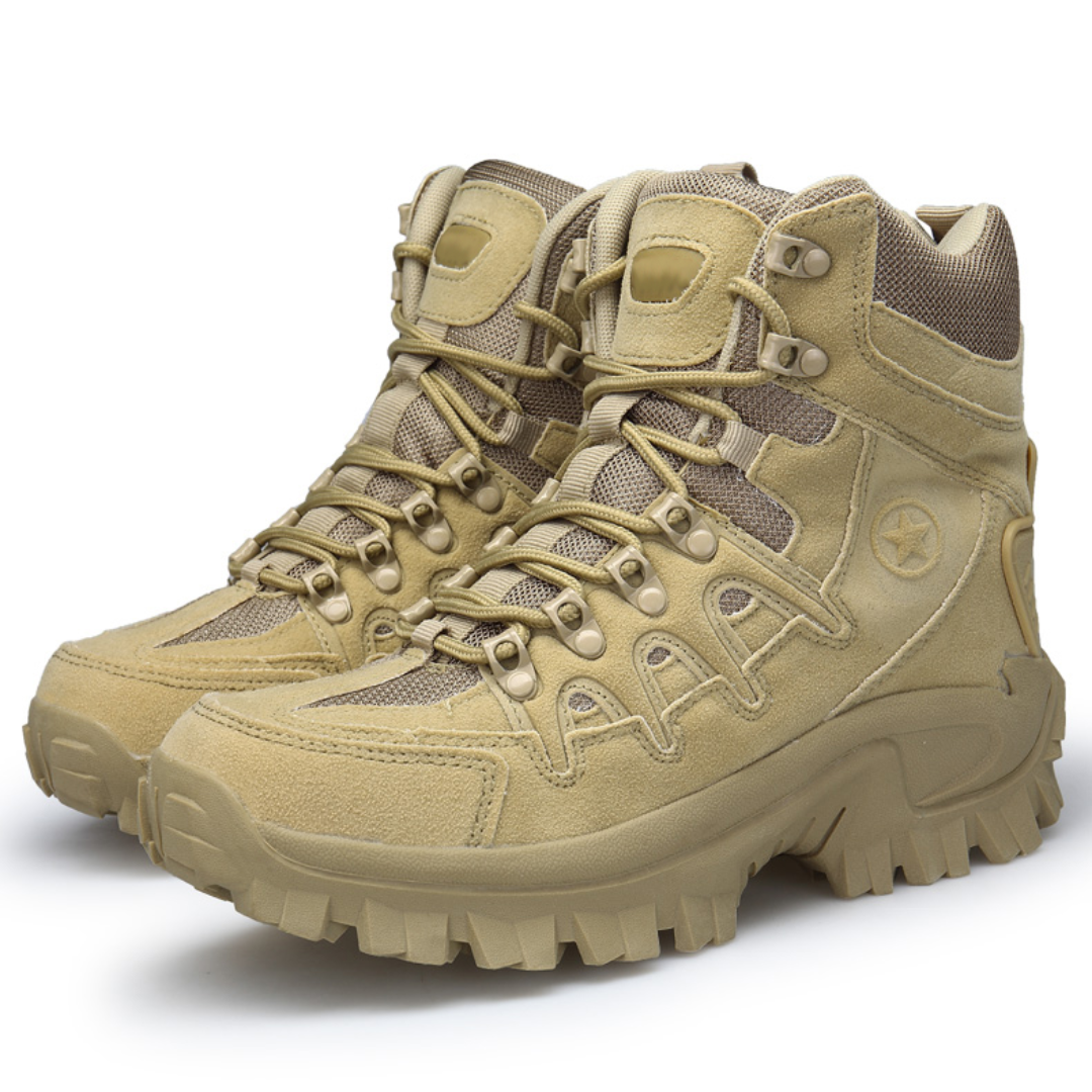Rugged Waterproof Hiking Boots for Men Outdoor Shoes