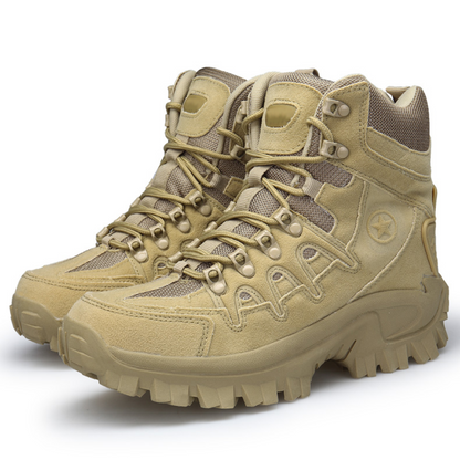 Rugged Waterproof Hiking Boots for Men Outdoor Shoes