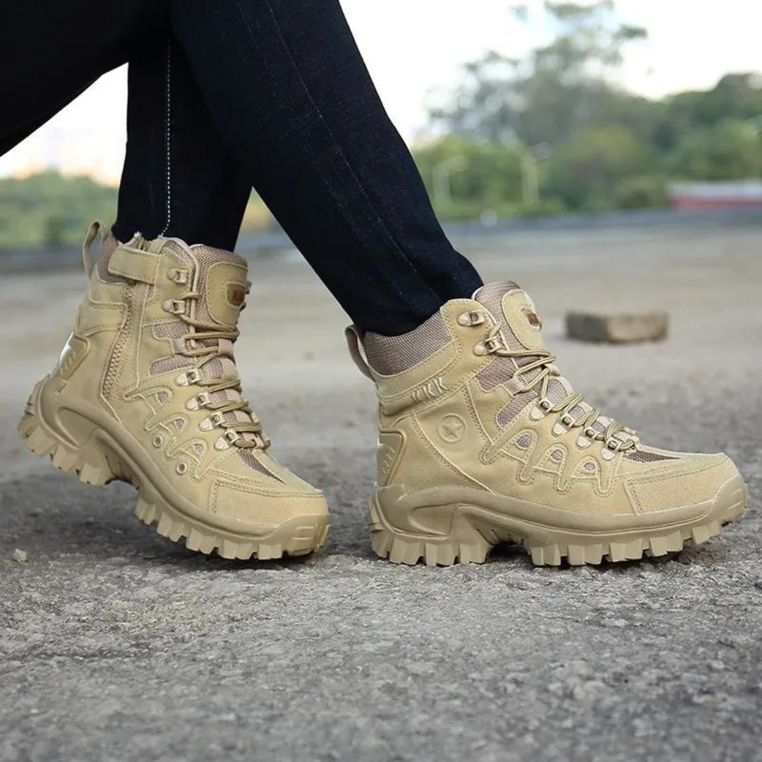 Rugged Waterproof Hiking Boots for Men Outdoor Shoes