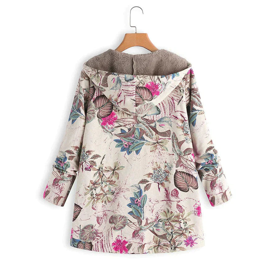 Women's Spring Hooded Jacket with Pockets
