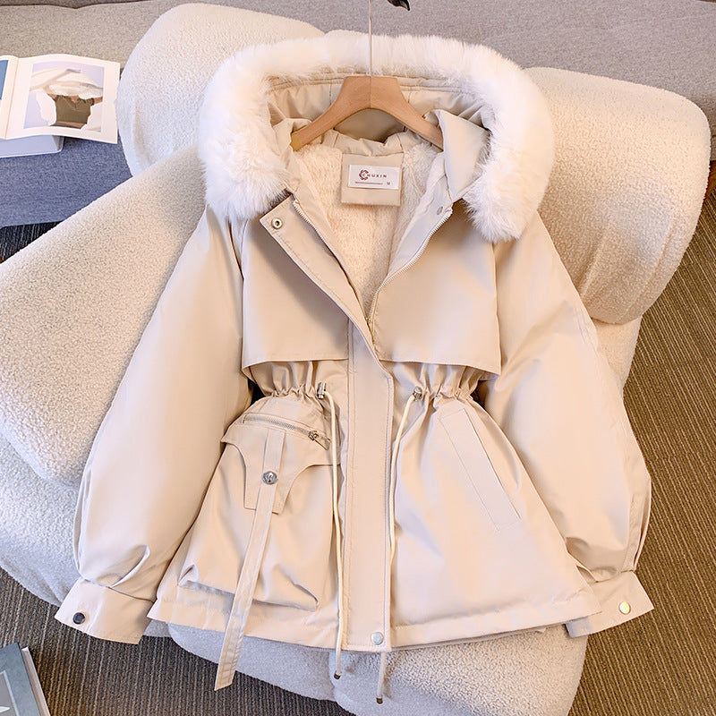 Women's Fur Trimmed Winter Coat