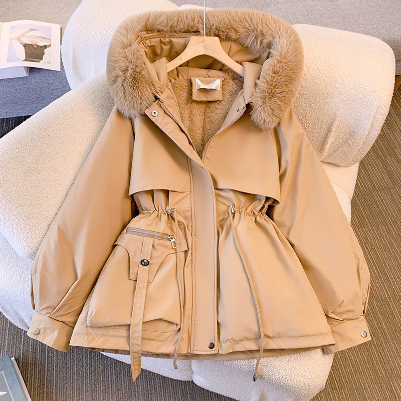 Women's Fur Trimmed Winter Coat