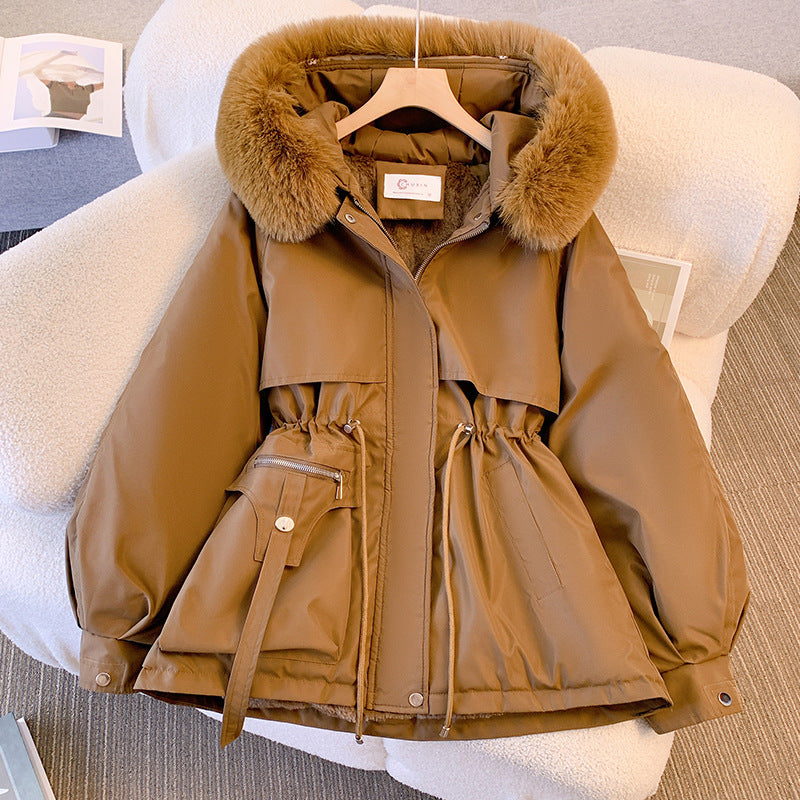 Premium Faux Fur Lined Winter Parka Coat