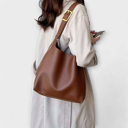 Vintage Leather Tote Bag