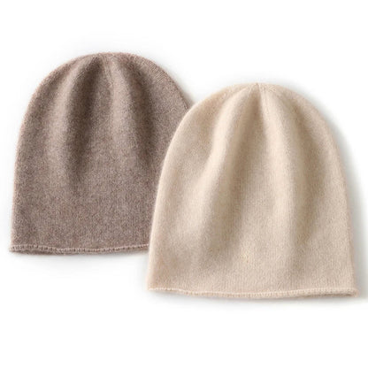 Women's Cashmere Blend Slouch Beanie Soft Warm Winter Hat - VibreMode
