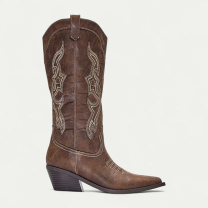 Classic Tall Ankle Cowboy Boots for Women