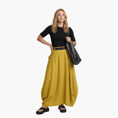 Women's A-Line Skirt Elastic Waistband - VibreMode