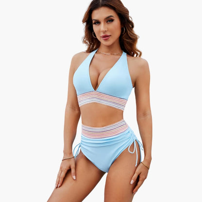 Women's Adjustable 2 Piece Tie Side Bikini Set