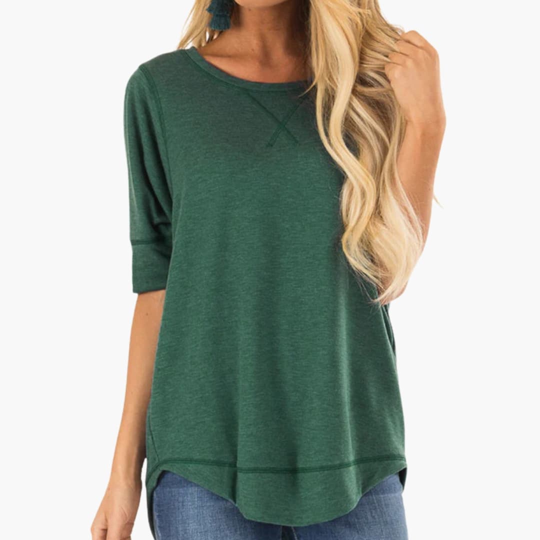 Women's Animal Print Round Neck T-Shirt