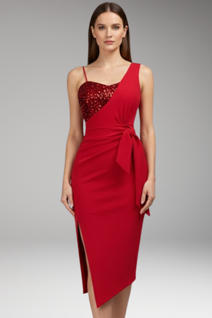Women's Asymmetrical Sequin Dress