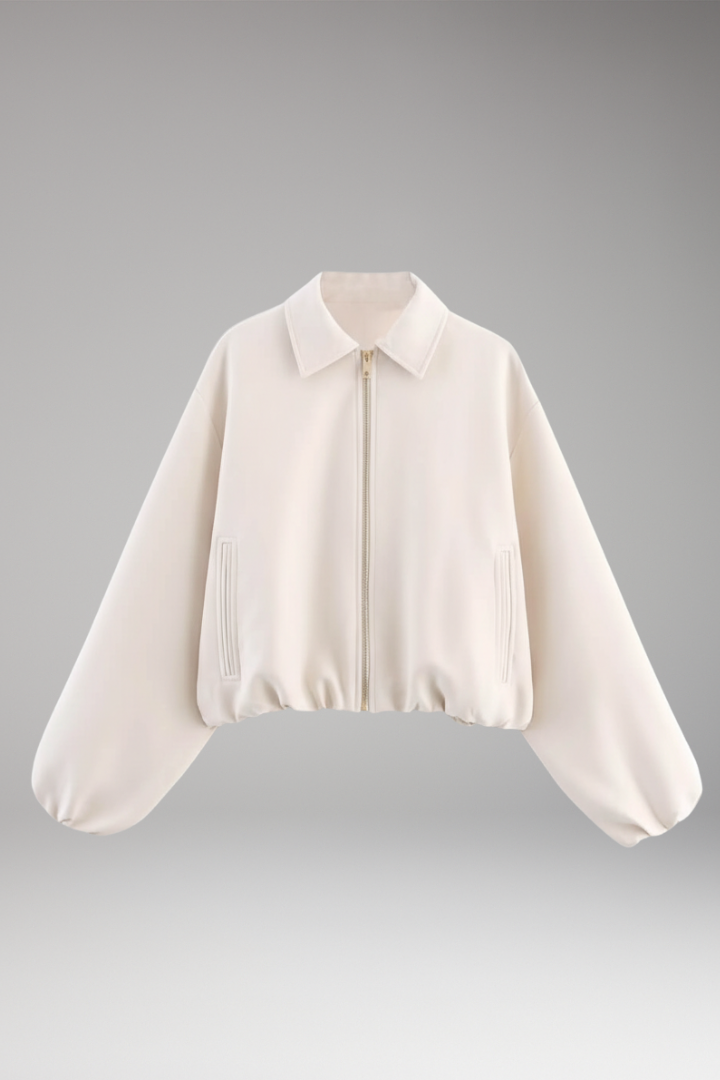 Women's Long Sleeve Lapel Autumn Jacket - VibreMode