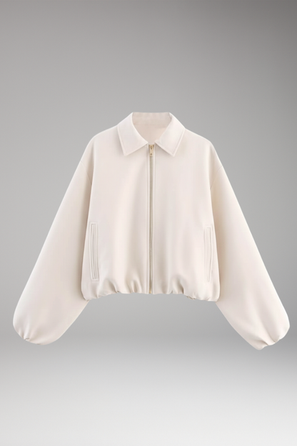 Women's Long Sleeve Lapel Autumn Jacket - VibreMode