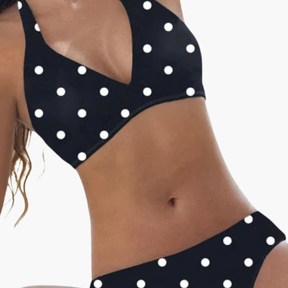 Women's Halter Bikini Set Adjustable Tie Backless