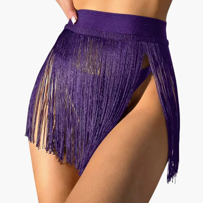 Women's V Neck High Waist Beach Dress
