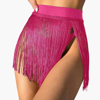 Women's V Neck High Waist Beach Dress