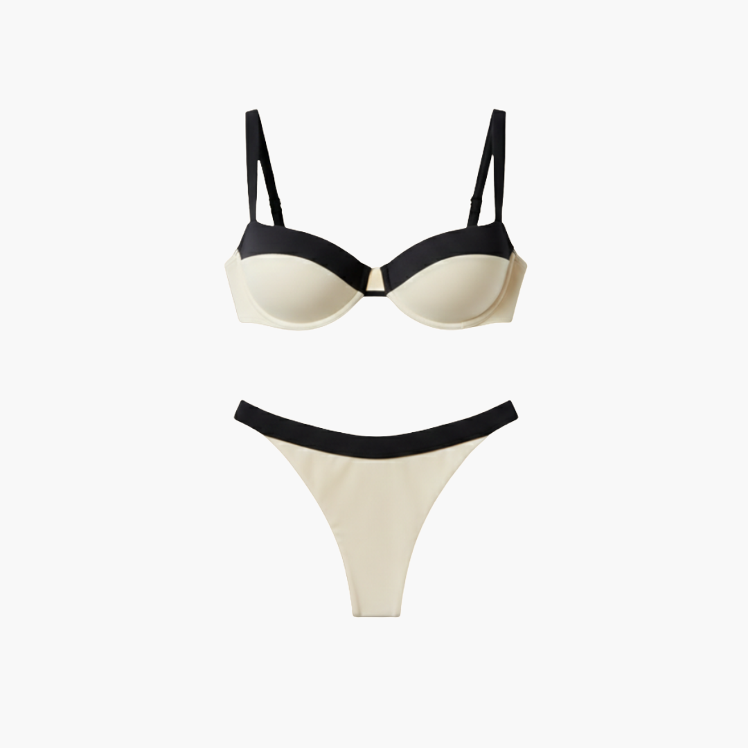 Women's Patchwork Padded Bikini Set