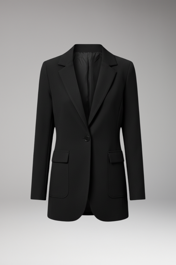 Women's Open Front Blazer Notch Lapel - VibreMode