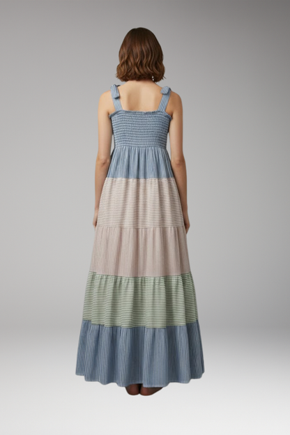 Women's Boho Maxi Dress Flowing Unique Cut